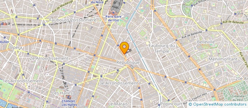 localisation de l'entreprise RUBEN'S à PARIS