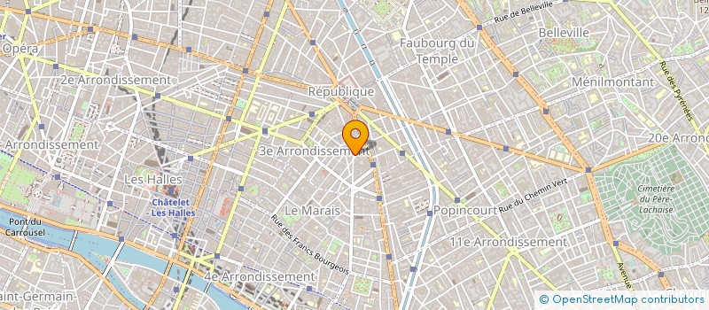 localisation de l'entreprise RUBEN'S ET CIE  PARIS