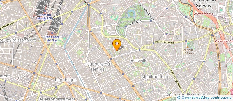 localisation de l'entreprise RUBENE  PARIS