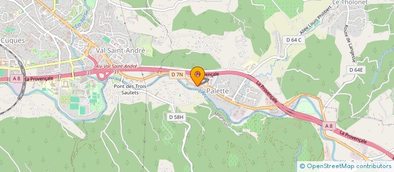 localisation de l'entreprise RUBENS 44 ET à AIX EN PROVENCE