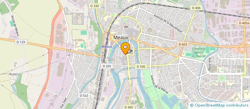 localisation de l'entreprise RUBENS à MEAUX