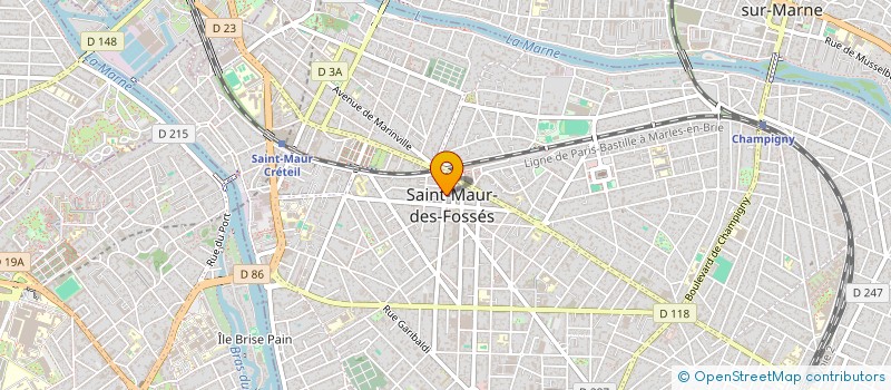 localisation de l'entreprise RUBENS à SAINT-MAUR-DES-FOSSES