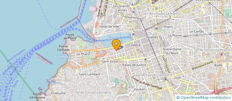 localisation de l'entreprise RUBENS BROGLIO ET COMPAGNIE à MARSEILLE