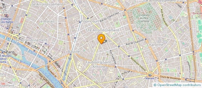 localisation de l'entreprise RUBENS CARPETS à PARIS