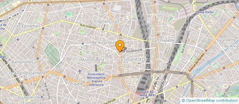 localisation de l'entreprise RUBENS FRUITS  PARIS