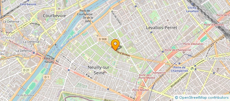 localisation de l'entreprise RUBENS HAZON à NEUILLY-SUR-SEINE