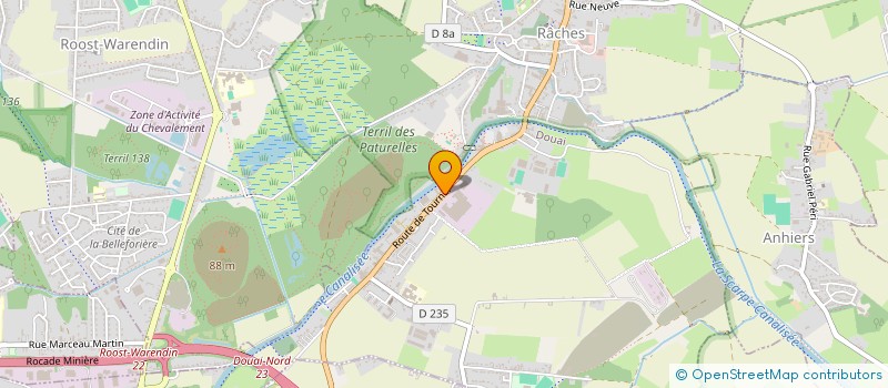 localisation de l'entreprise RUBER BELT SERVICE à DOUAI