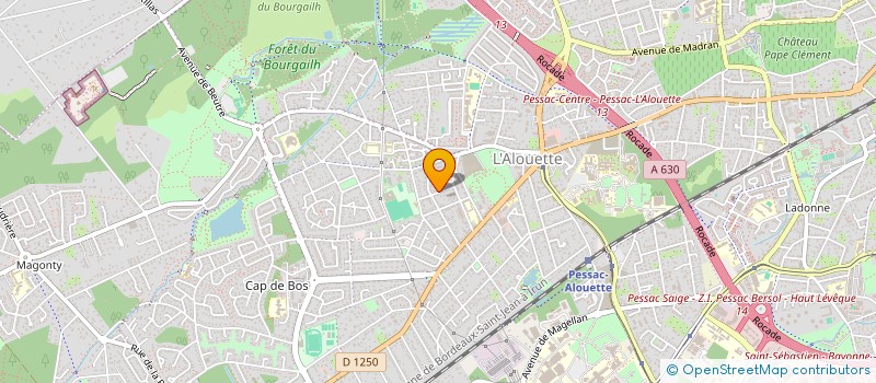 localisation de l'entreprise RUBER TERRA  PESSAC