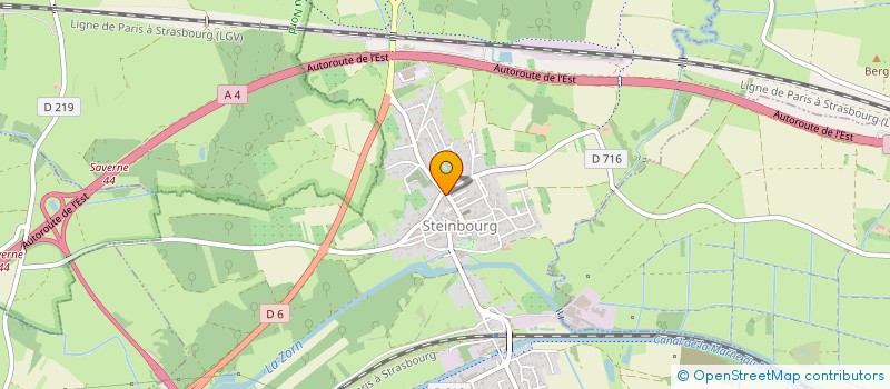 localisation de l'entreprise RUBERT DOMINIQUE  STEINBOURG