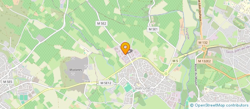 localisation de l'entreprise RUBERT MORGAN à LAVERUNE