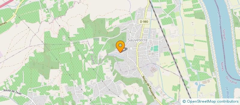 localisation de l'entreprise RUBGY CLUB MONTFAUCON ROQUEMAURE  MONTFAUCON