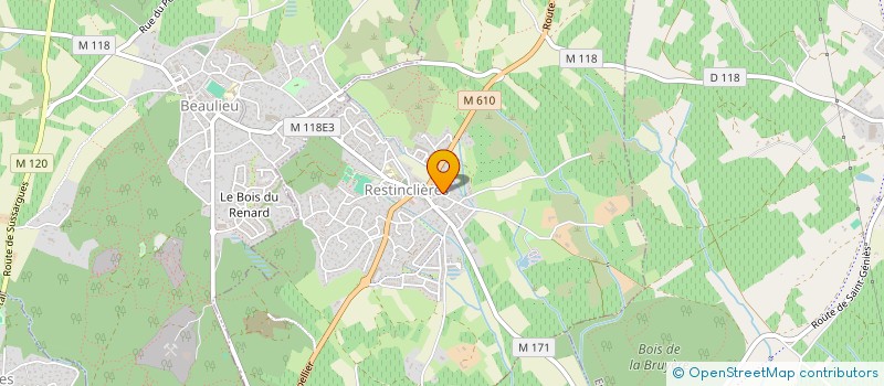 localisation de l'entreprise RUBHOME  RESTINCLIERES