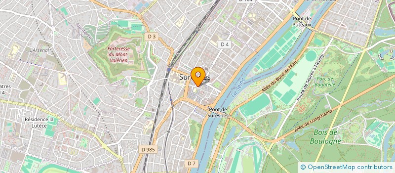 localisation de l'entreprise RUBI à SURESNES