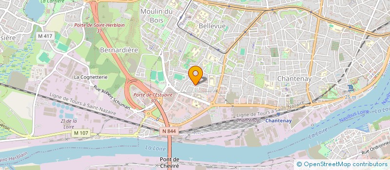 localisation de l'entreprise RUBI à NANTES