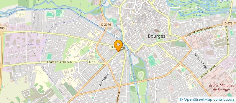 localisation de l'entreprise RUBI  BOURGES