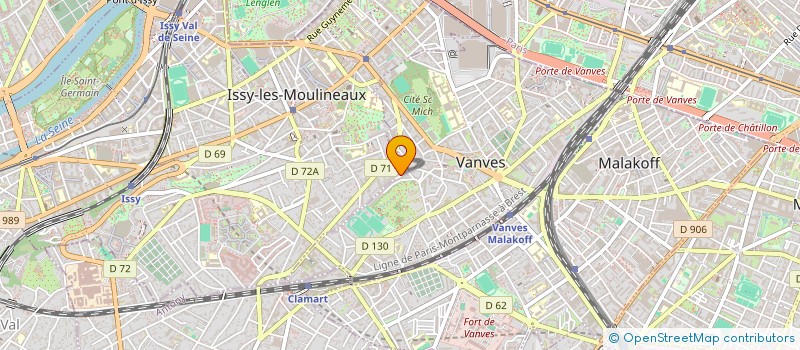 localisation de l'entreprise RUBI ARCHITECTURE  VANVES