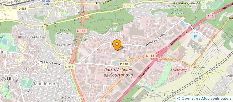 localisation de l'entreprise RUBI FRANCE à LES ULIS