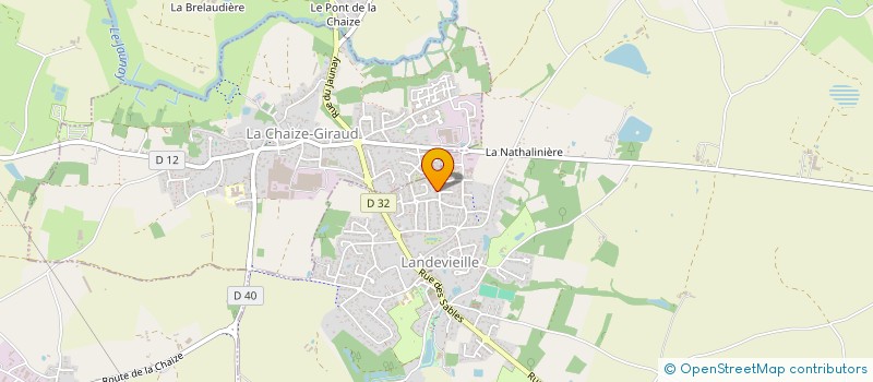 localisation de l'entreprise RUBI85 à LANDEVIEILLE