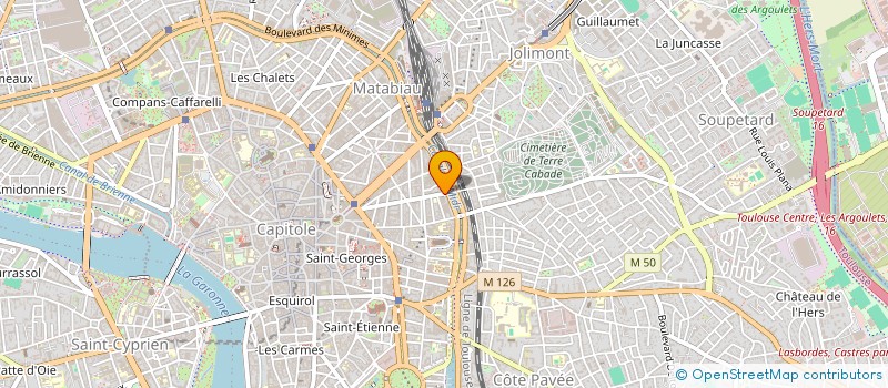 localisation de l'entreprise RUBIA  TOULOUSE