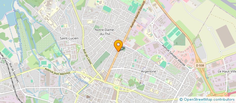 localisation de l'entreprise RUBICHON S.A.  BEAUVAIS