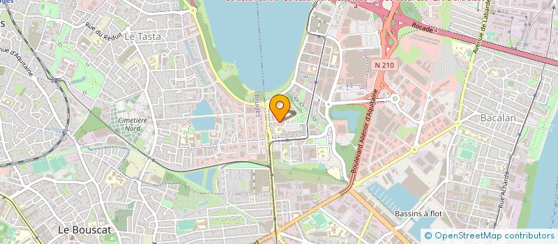 localisation de l'entreprise RUBICOD  BORDEAUX