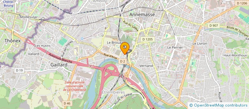 localisation de l'entreprise RUBICON à ANNEMASSE