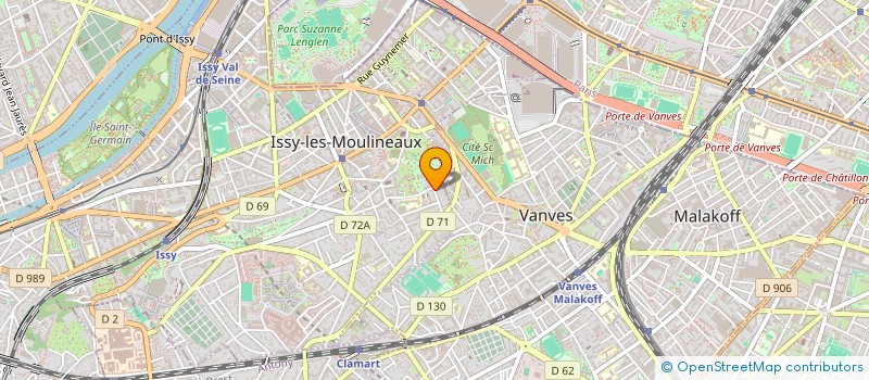 localisation de l'entreprise RUBICON EDITEUR (LE) à ISSY-LES-MOULINEAUX