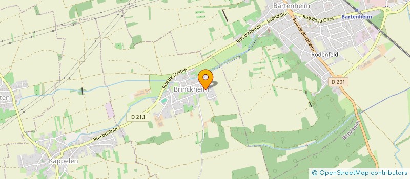 localisation de l'entreprise RUBIDOC  BRINCKHEIM