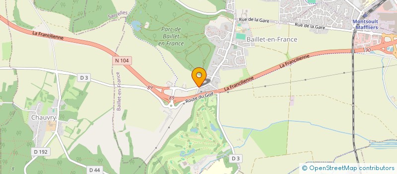 localisation de l'entreprise RUBIE  BAILLET-EN-FRANCE