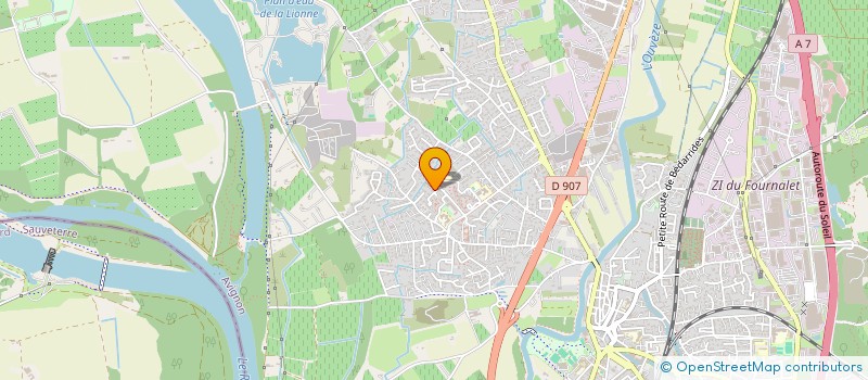 localisation de l'entreprise RUBIK'SORGUES  SORGUES