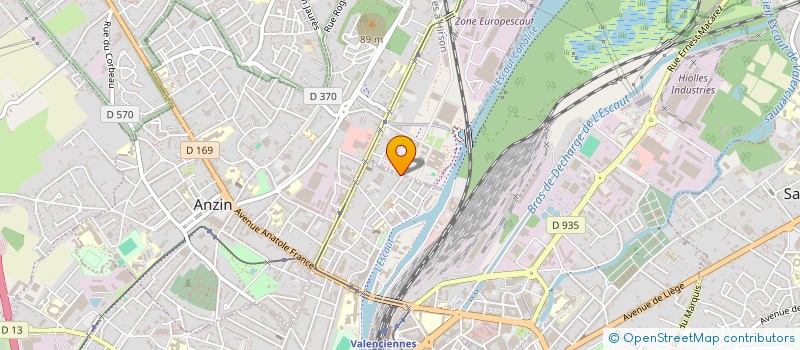 localisation de l'entreprise RUBIKA à VALENCIENNES