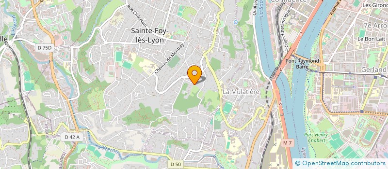 localisation de l'entreprise RUBILA  SAINTE-FOY-LES-LYON