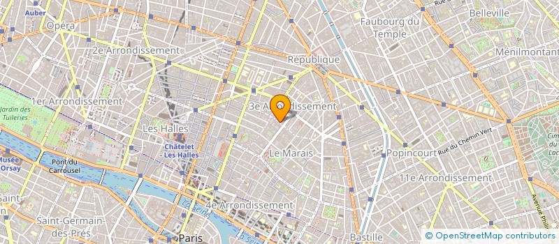 localisation de l'entreprise RUBILITE BIJOUX à PARIS