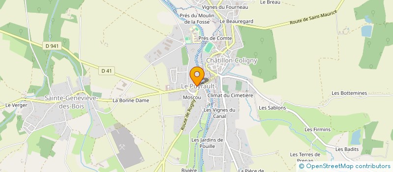 localisation de l'entreprise RUBIMAX à SAINTE-GENEVIEVE-DES-BOIS