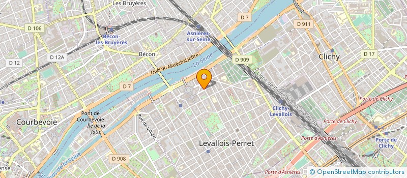 localisation de l'entreprise RUBIN AUDIT FINANCE à LEVALLOIS PERRET