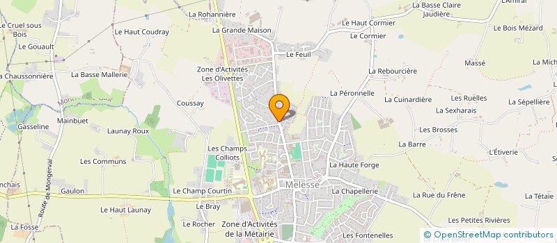 localisation de l'entreprise RUBINVEST  MELESSE