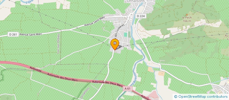 localisation de l'entreprise RUBIO FRERES  ORNAISONS