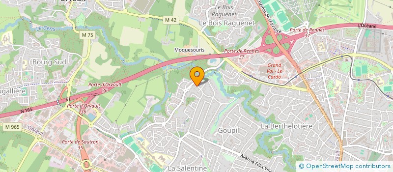 localisation de l'entreprise RUBIOS ALSACE LORRAINE à ORVAULT