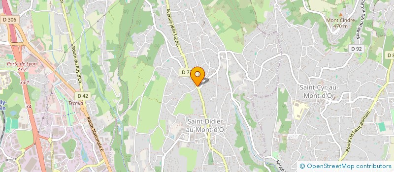 localisation de l'entreprise RUBIS  SAINT-DIDIER-AU-MONT-D'OR