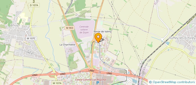 localisation de l'entreprise RUBIS à DIJON