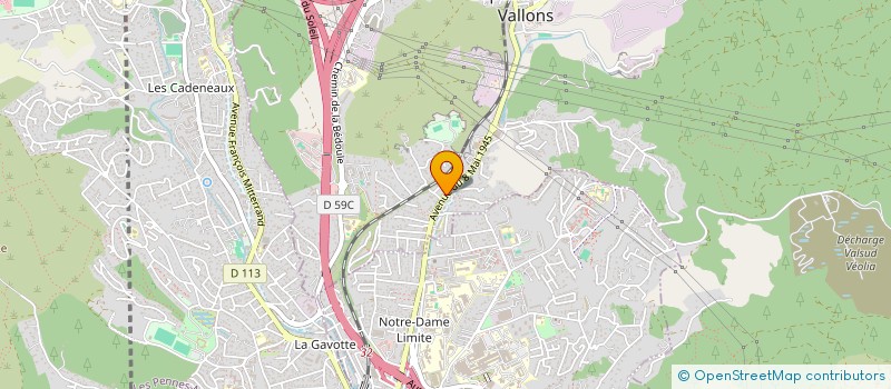 localisation de l'entreprise RUBIS à SEPTEMES-LES-VALLONS