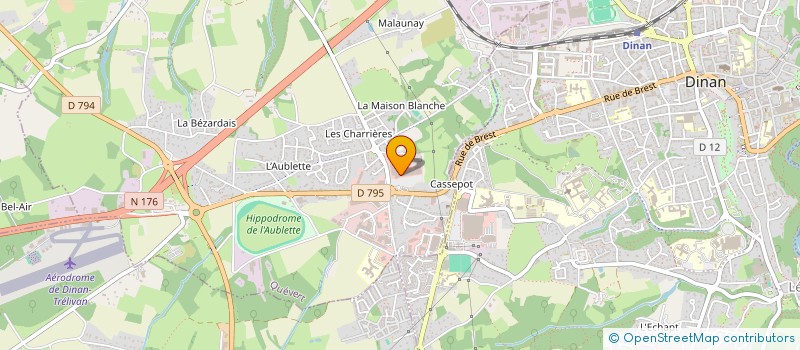 localisation de l'entreprise RUBIS à QUEVERT