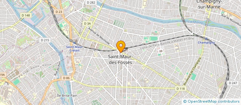 localisation de l'entreprise RUBIS à SAINT-MAUR-DES-FOSSES