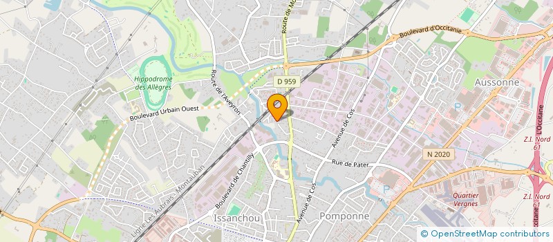 localisation de l'entreprise RUBIS  MONTAUBAN