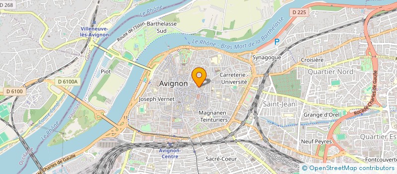localisation de l'entreprise RUBIS BRICOLAGE AVIGNON à AVIGNON