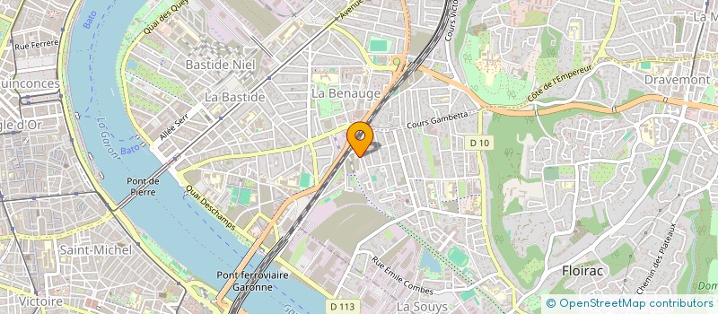 localisation de l'entreprise RUBIS CONCEPT  FLOIRAC