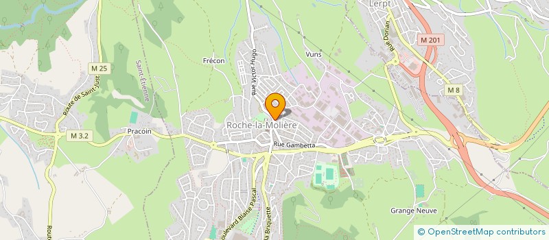 localisation de l'entreprise RUBIS IMMOBILIER à ROCHE-LA-MOLIERE