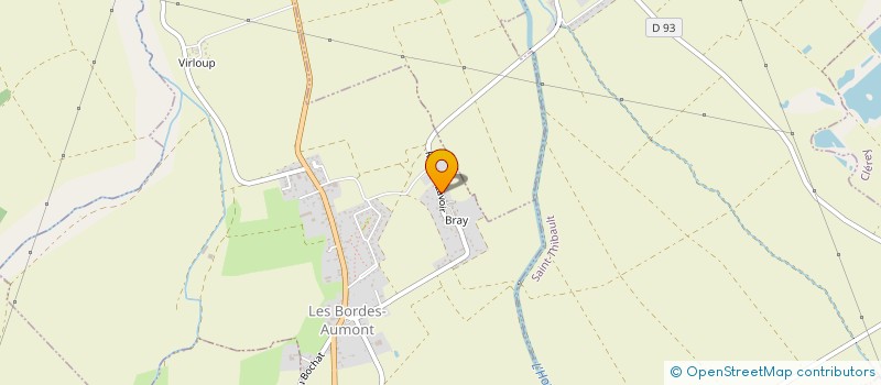 localisation de l'entreprise RUBIS JNJC  LES BORDES-AUMONT