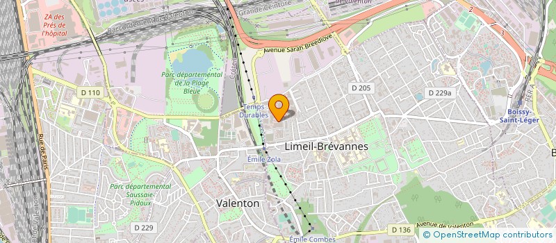 localisation de l'entreprise RUBISTECH  LIMEIL-BREVANNES