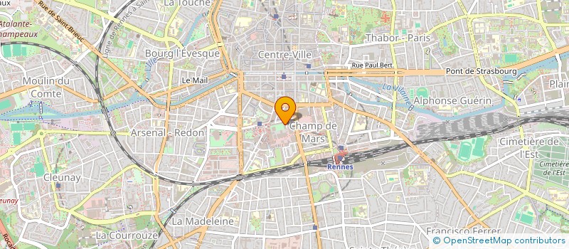 localisation de l'entreprise RUBIX CUBE  RENNES